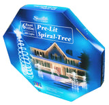 6' Spiral Lighted Christmas Trees