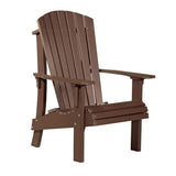 This is the Chestnut Brown colored Adirondack chair on a white background.