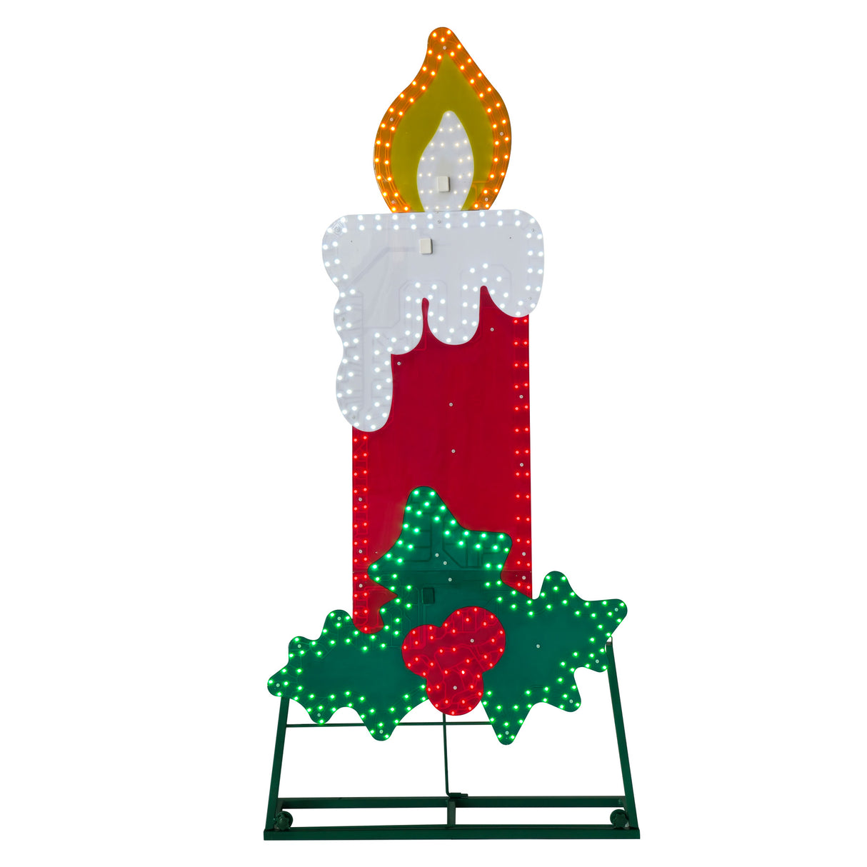 This image shows the 48 inch LED candle decoration on a white background.
