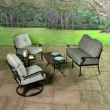 Shoreline Cast Aluminum Cushioned Patio Groupings