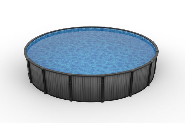 This image shows what the pool looks like on a white background. The photo was taken from above.