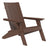 This is the Chestnut Brown colored Adirondack chair on a white background.