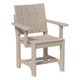 This is the Weatherwood colored Urban Arm Chair on a white background.