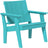 This is the Aruba Blue colored Urban Chat Chair on a white background.
