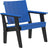 This is the Blue and Black colored Urban Chat Chair on a white background.