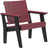 This is the Cherrywood and Black colored Urban Chat Chair on a white background.