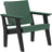This is the Green and Black colored Urban Chat Chair on a white background.