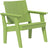 This is the Lime Green colored Urban Chat Chair on a white background.