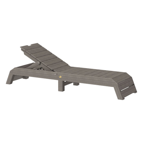 This is the Coastal Gray colored Urban Chaise Lounge Chair on a white background.