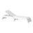 This is the White colored Urban Chaise Lounge Chair on a white background.