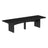 This is the Black colored dining table on a white background.