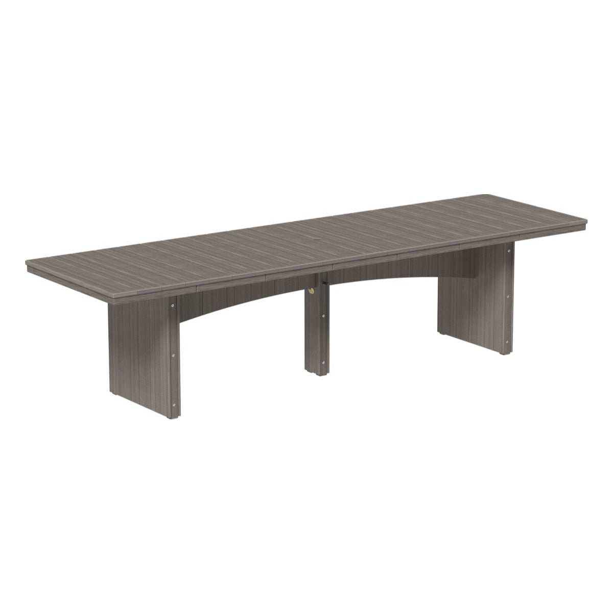 This is the Coastal Gray colored dining table on a white background.