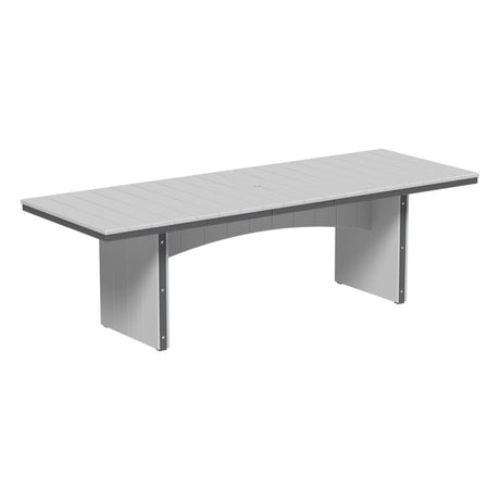 This is the Dove Gray and Slate colored dining table on a white background.