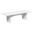 This is the White colored dining table on a white background.