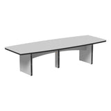 This is the Dove Gray and Black colored dining table on a white background.