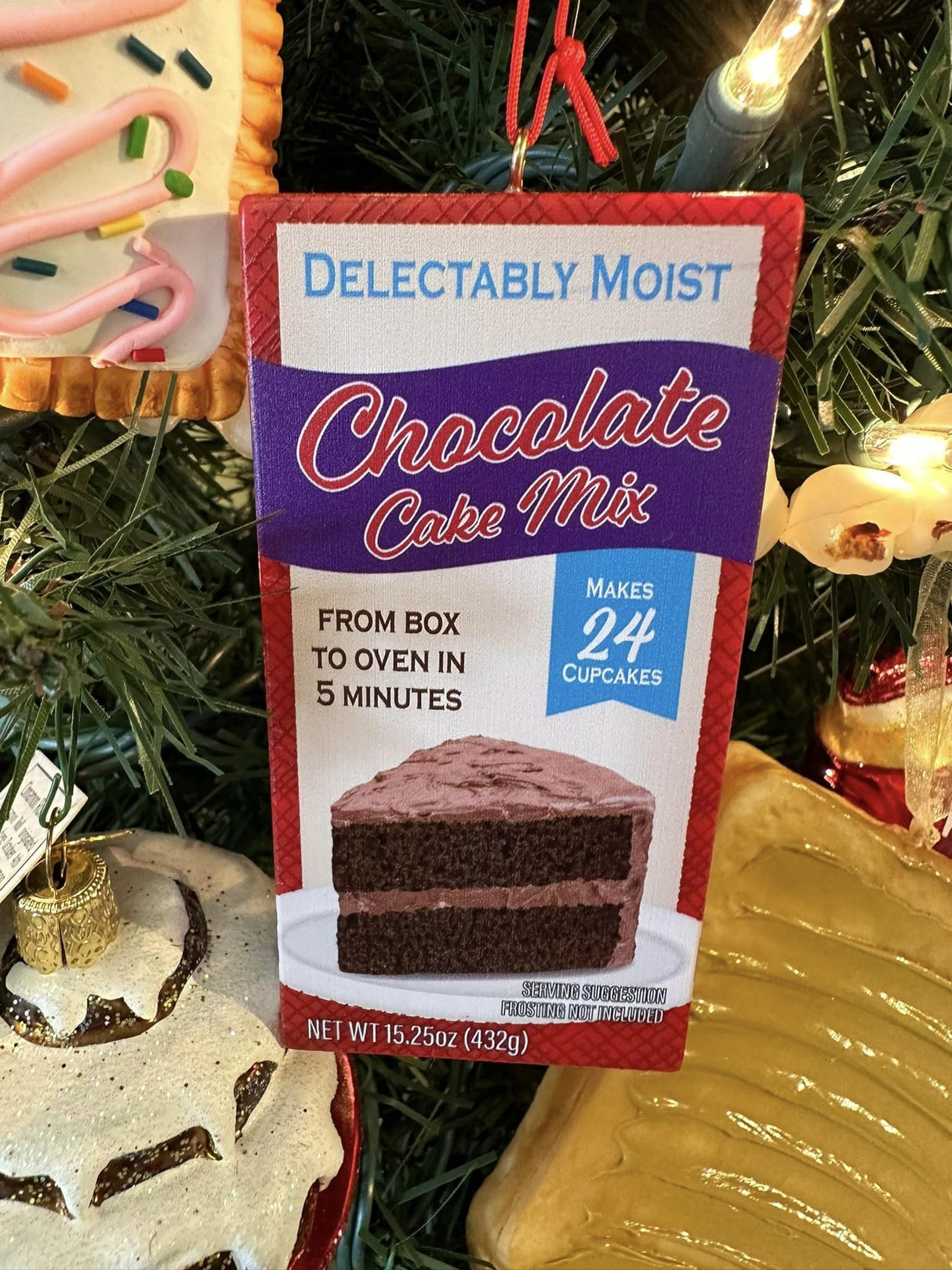 4" Food Box Ornament
