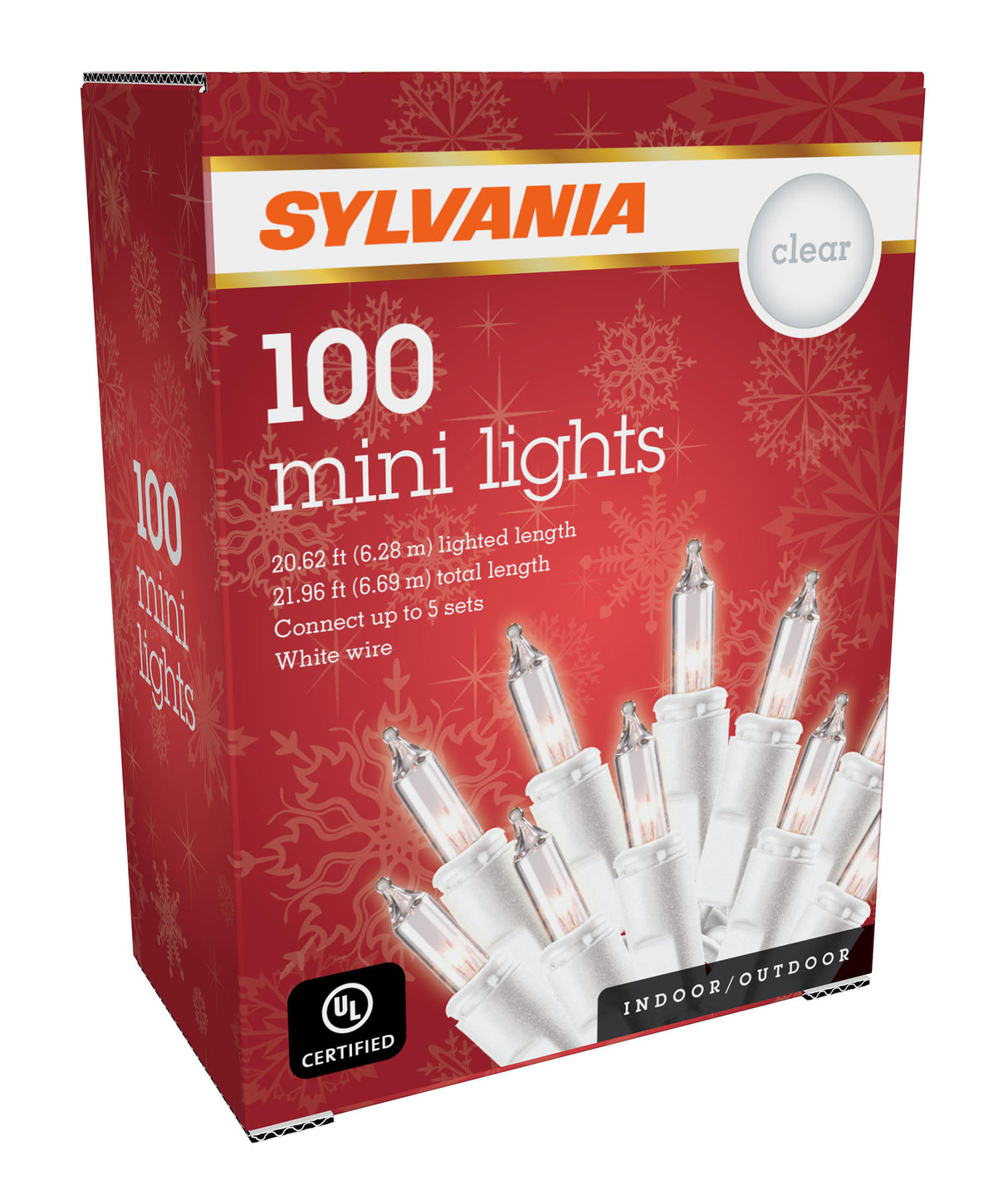 Set of 100 Mini Christmas Lights by Sylvania
