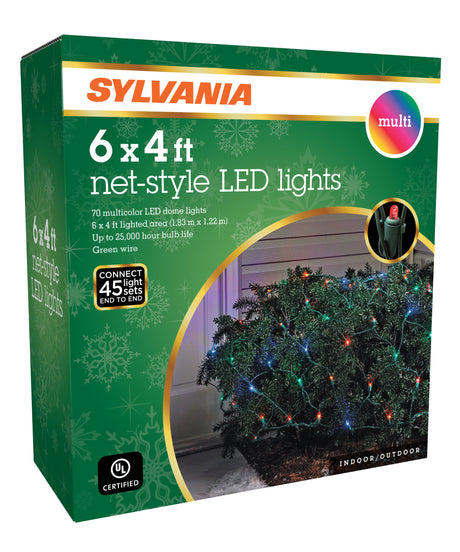 4' x 6' Dome Net Style LED Shrub Christmas Lights