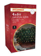 Basically a blanket of lights. You can wrap it around tree trunks, you can throw it over a bush, etc. There are different color options. These lights are clear.