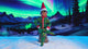 This video showcases the Elf on the Shelf Goodnight Pajamas on the Scout Elf with the aurora borealis in the backrgound.