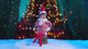 This video showcases the Elf on the Shelf Sweetie Dress with a decorated Christmas tree in the background.
