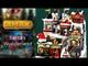 Resin building facade for a Lemax display. Designed to look like a bunch of store fronts decorated for Christmas. The roofs and the sidewalks are covered in snow. There are elves and reindeer and people shopping. There's a window on the left side where you can see Santa inside. There's a work shop, a post office, a sleigh garage, a bakery and some stables.
