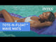 Inflatable pool mattress. 