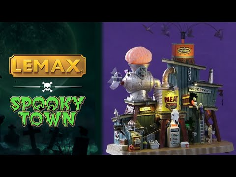 Spooky Town Mystery Meat Canning Co. #35008 | Lemax Stuff