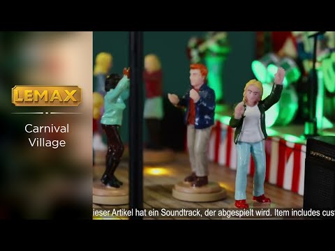 This is a video showcasing the intricate details of this Lemax Sights and Sounds Carnival piece.
