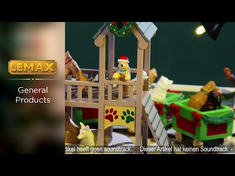 This is a video showcasing the intricate details of this specific Lemax table accent.