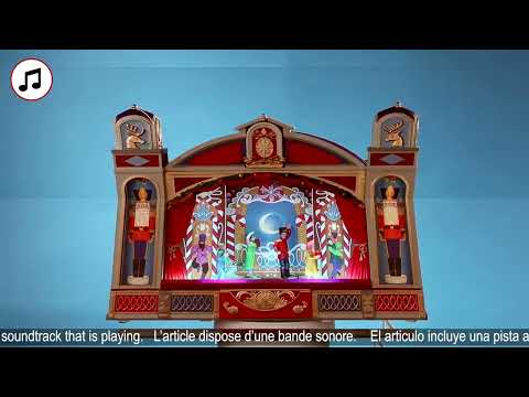 A video of the Christmas ballet for a Lemax Village