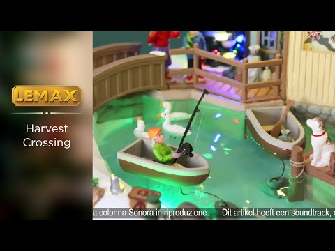 This is a video showing the intricate details of this specific Lemax building.