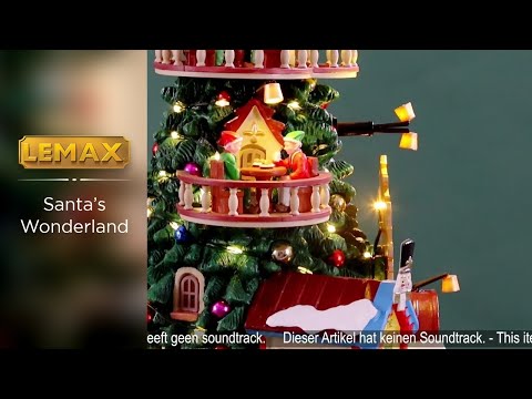 This is a video showcasing the intricate details of this specific Lemax building.