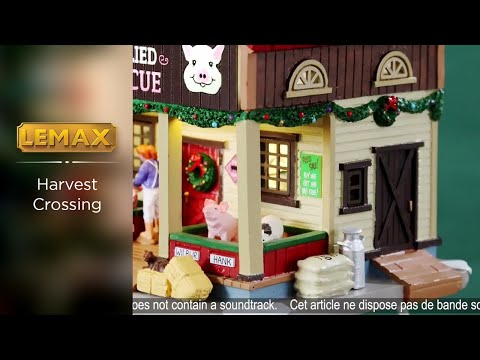 This is a video showcasing the intricate details of this specific Lemax building.