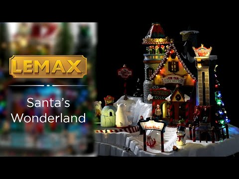 Lemax Santa's Wonderland Sights & Sounds: North Pole Fun Fair #35019