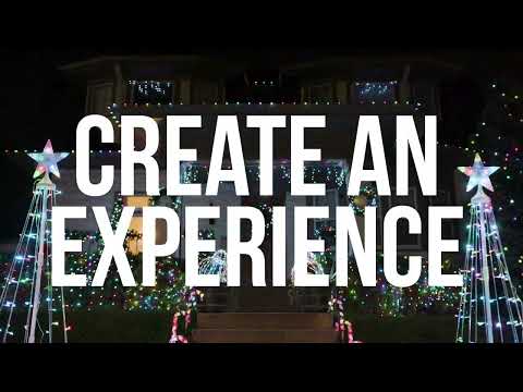 This video shows how to "create an experience" using this lightshow set.