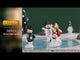 Animated resin table accent for a Lemax display. Designed to look like a frozen pond surrounded by snow and a few rocks. There are five snow people skating on the ice, all wearing winter clothes. There are three polar bears and two penguins watching. The animals are all wearing either a winter hat or a scarf.
