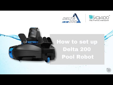 This is a video that shows you how to set up and how to use the Delta 200 pool vacuum.