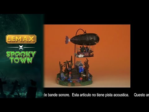Spooky Town Dreaded Zeppelin #04174 | Lemax Halloween – American Sale