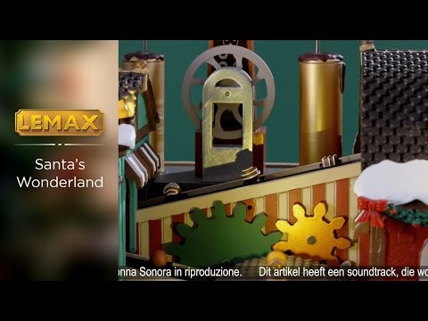 This is a video showcasing the intricate details of this specific Lemax building.