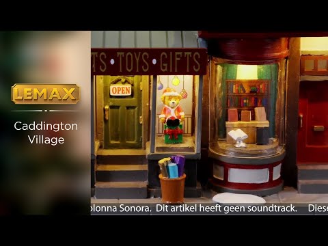This is a video showcasing the intricate details of this specific Lemax building.