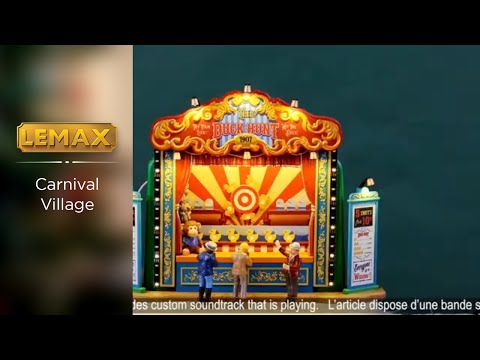 This is a video showcasing the intricate details of this specific Lemax piece.