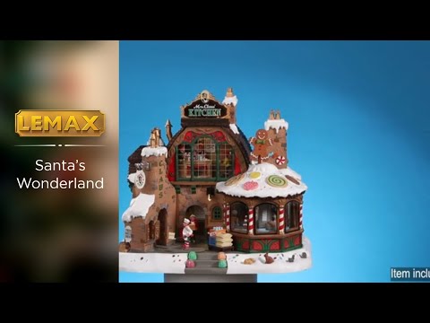 Lemax Santa's Wonderland Sights & Sounds: Mrs. Claus' Kitchen #85314