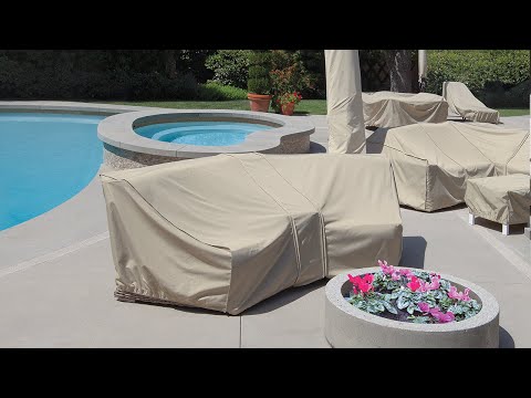 This is a modular furniture protective cover instructional video.