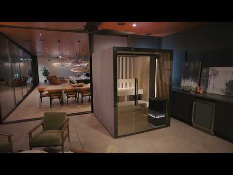 This video is debuting the Tylo Reflection Sauna room.