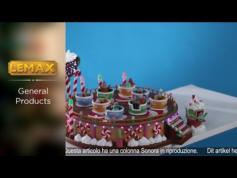 Lemax Sugar N Spice Sights & Sounds: Cocoa Cups #74222