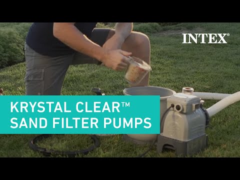Intex Krystal Clear™ 2100 GPH Sand Filter Pump, 110-120V with GFCI