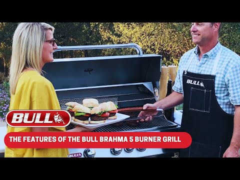 Bull Brahma 38" 5-Burner Grill Cart