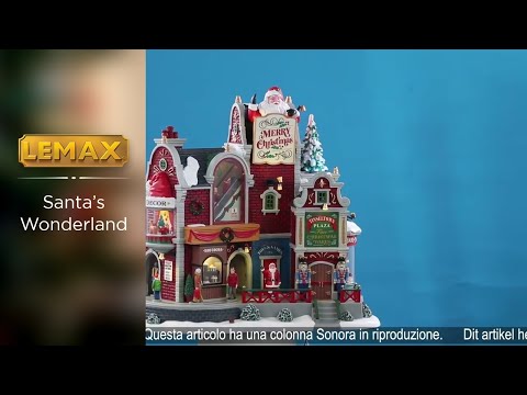 Polyresin lighted building for a Lemax Village tabletop display