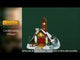 Resin lighted building for a Lemax display. Designed to look like a brown, wooden chapel with a stone chimney and a bell tower. The roof and the ground is covered in snow. There's a wreath on the bell tower, garland on the roof and two red bows on the sides of the door. The windows are stained glass. One of them is a yellow cross with a blue background. The other is a white dove with a yellow glow. There's a waterfall on the side.